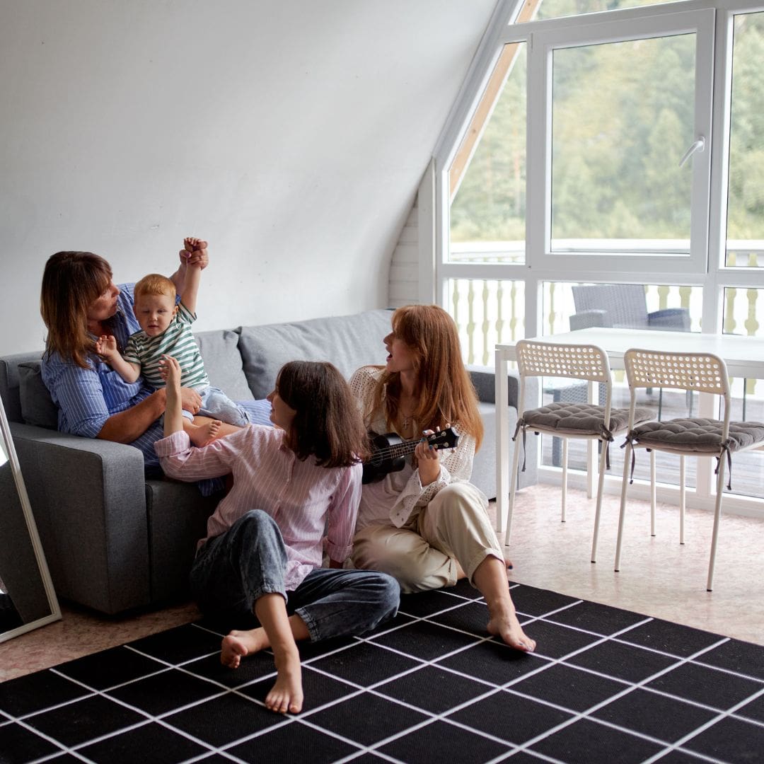 Family buying a multi-generational home in Ontario