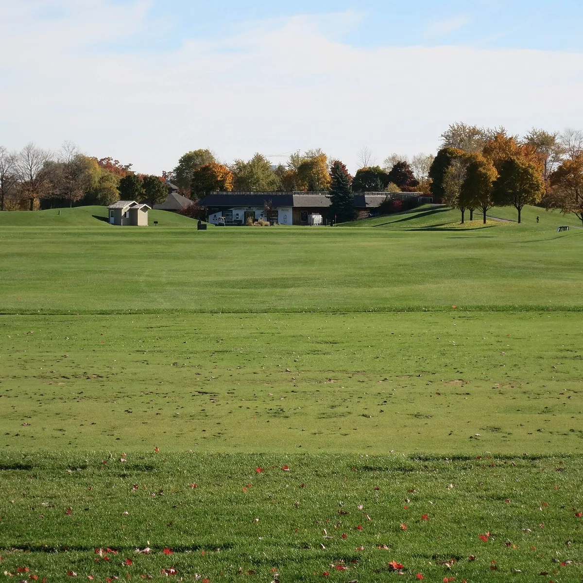 Golf course and mature landscape at Glen Abbey in Oakville