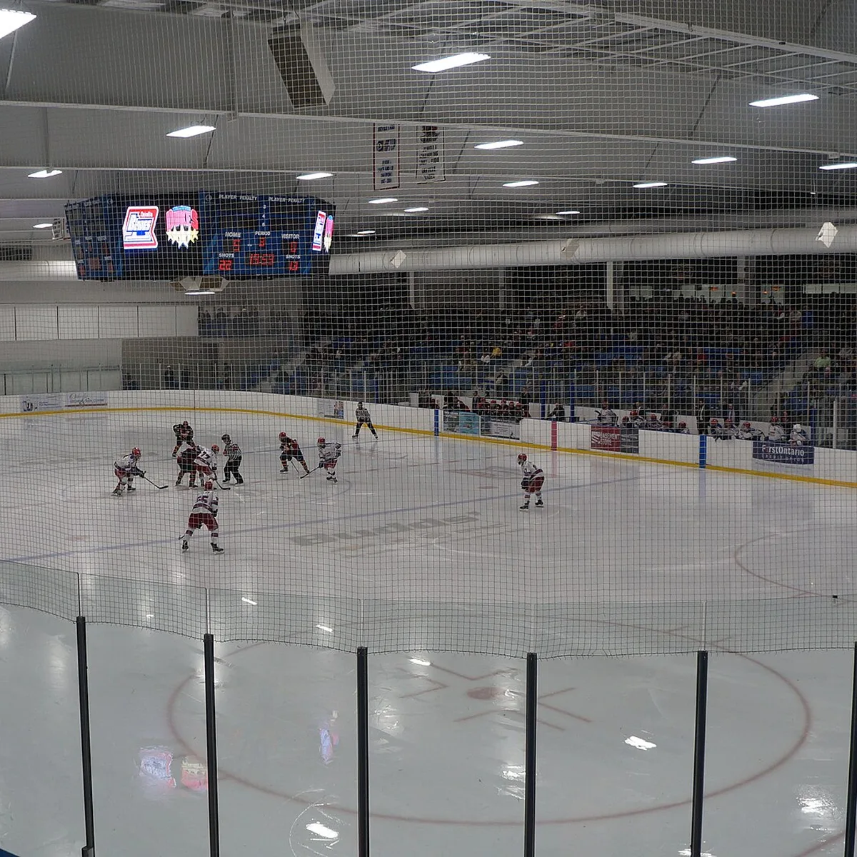 Ice rink inside Sixteen Mile Sports Complex in North Oakville