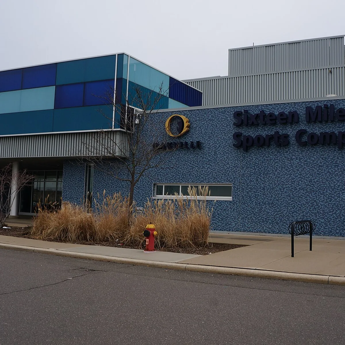 Exterior of Sixteen Mile Sports Complex in Glenorchy, Oakville