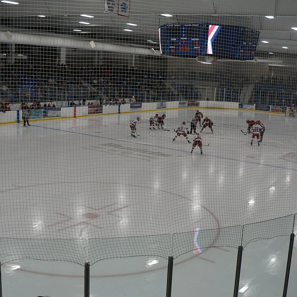 Ice rink inside Sixteen Mile Sports Complex in North Oakville