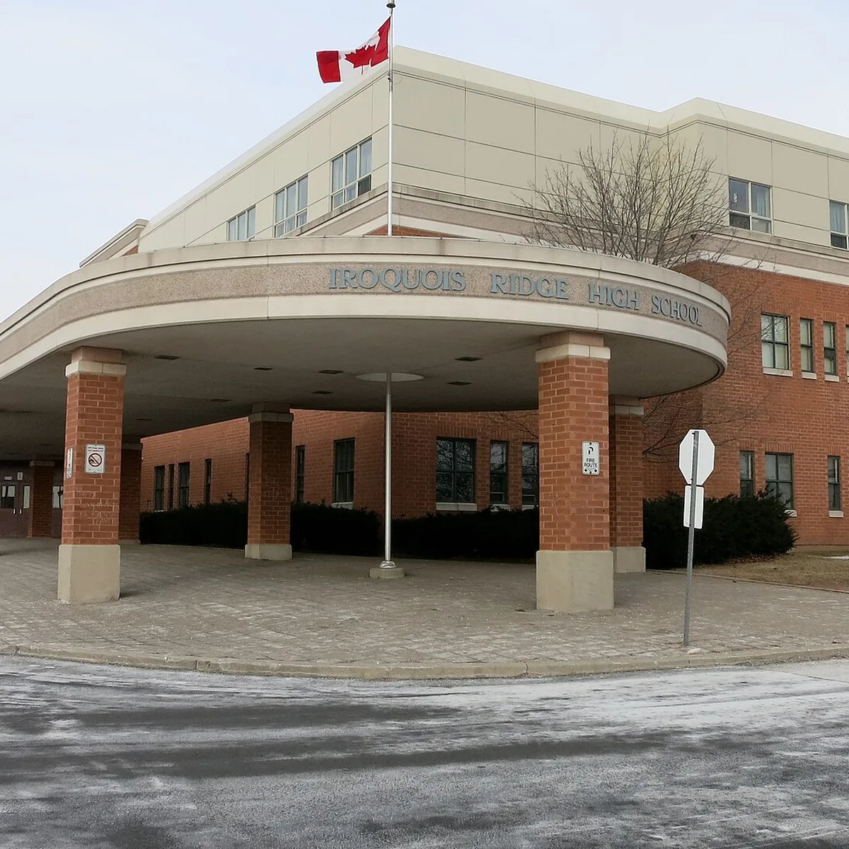 Iroquois Ridge High School in the Wedgewood Creek area of Oakville
