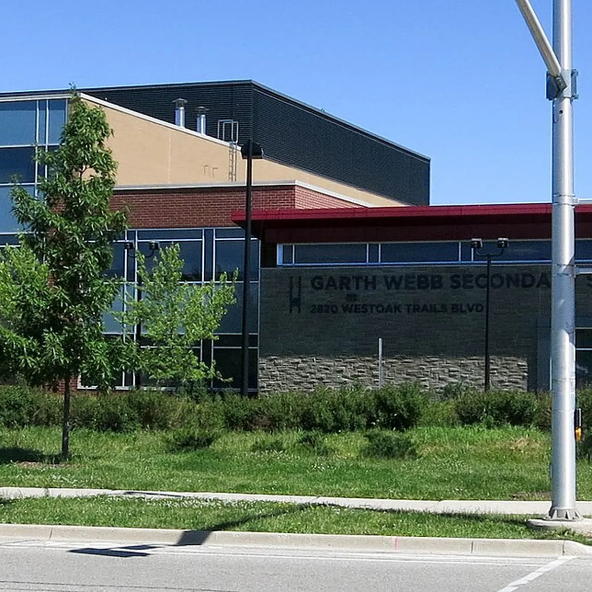 Garth Webb Secondary School in West Oak Trails, Oakville